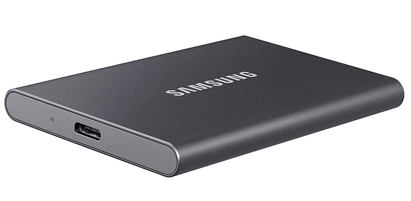 Накопитель внешний SSD 2TB Samsung T7 Titan Gray (MU-PC2T0T/WW)
