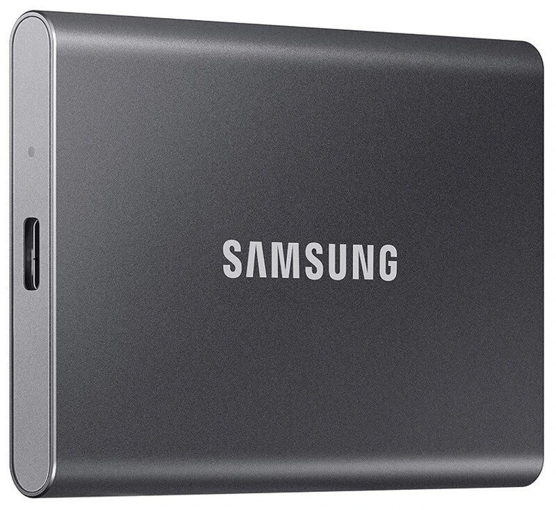 Накопитель внешний SSD 2TB Samsung T7 Titan Gray (MU-PC2T0T/WW)
