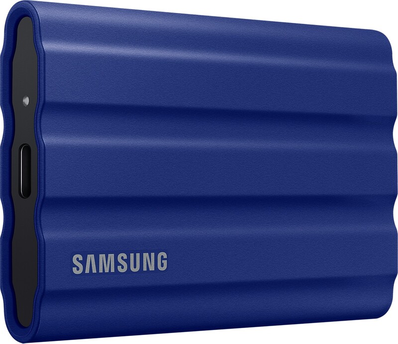 Накопичувач зовнішній SSD 1TB Samsung T7 Shield Blue (MU-PE1T0R/EU)