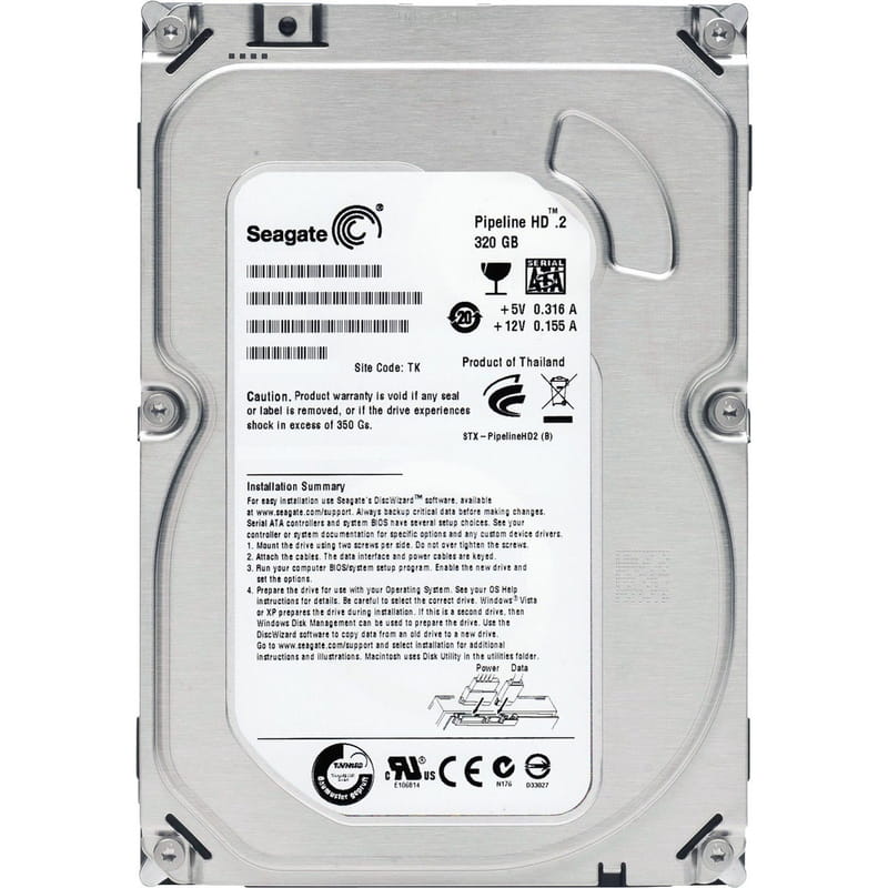 Накопичувач HDD SATA  320GB Seagate 5900rpm 16MB (ST3320413CS) Refurbished