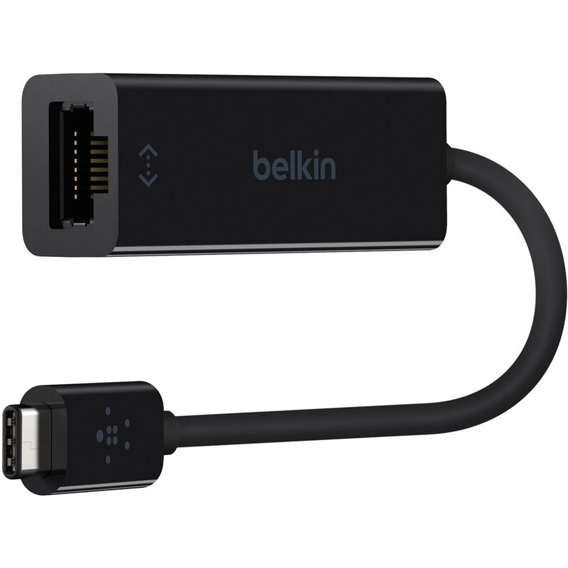 Сетевой адаптер Belkin USB-C-RJ-45 Gigabit Ethernet (F2CU040btBLK)