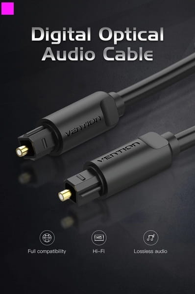 Кабель оптоволоконный Vention Optical Toslink - Toslink (M/M), 3 м, черный (BAEBI)