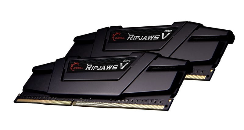 Модуль памяти DDR4 2x32GB/3200 G.Skill Ripjaws V Black (F4-3200C16D-64GVK)