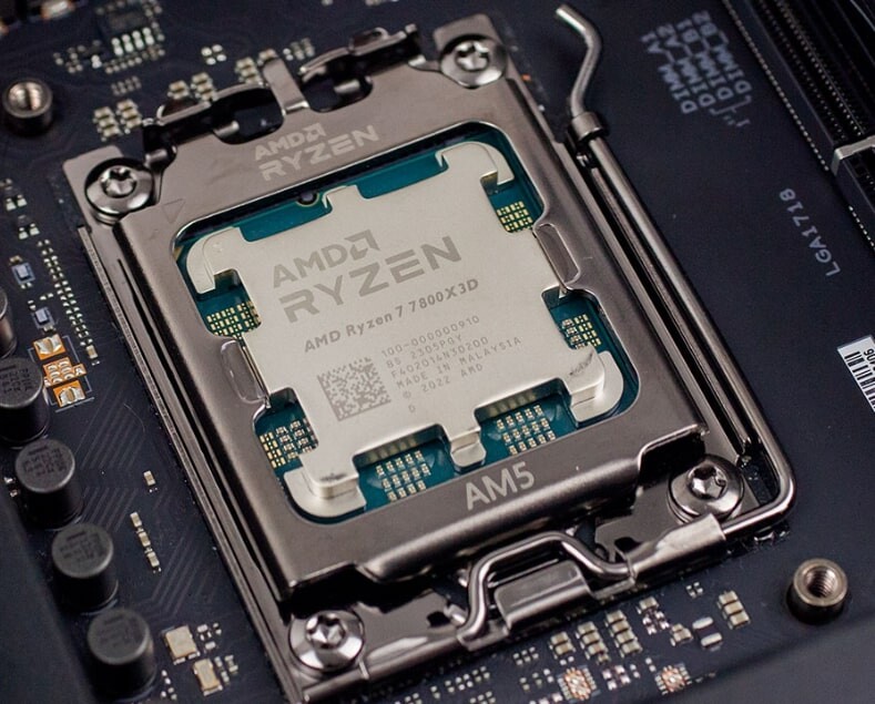 Процессор AMD Ryzen 7 7800X3D 4.2GHz (96MB, Zen 4, 120W, AM5) Box (100-100000910WOF)