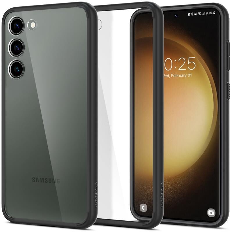 Чeхол-накладка Spigen Ultra Hybrid для Samsung Galaxy S23+ SM-S916 Matte Black (ACS05669)