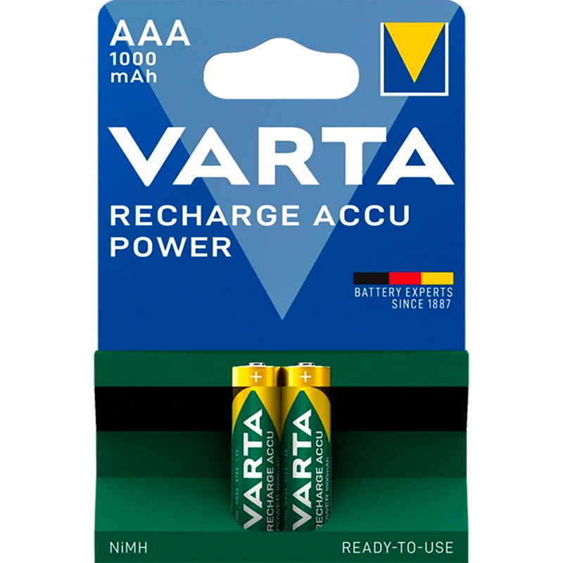 Акумулятор Varta Phone Accu AAA/HR03 NI-MH 800 mAh BL 2шт