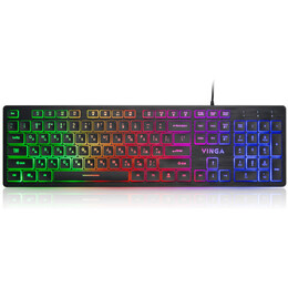 Клавіатура Vinga KB410 black