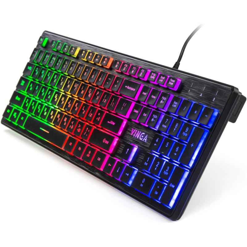 Клавіатура Vinga KB410 black