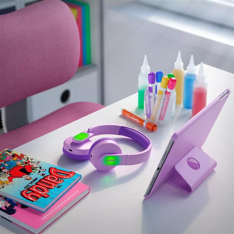 Гарнитура Philips Kids TAK4206PK/00 Colored Light Pink