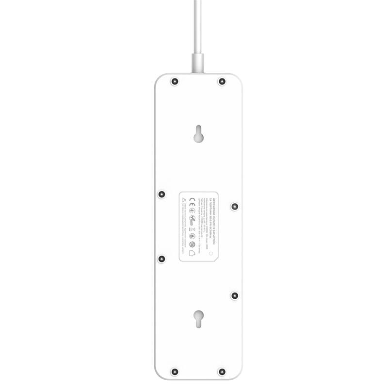 Фільтр живлення ProLogix Premium (PR-SC5614W) 2.5 кВт, 5 розеток, 6 USB AUTO ID, 2 м, білий