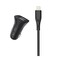 Фото - Автомобильное зарядное устройство SkyDolphin SZ09L (2USB, 3.4A) Black (AZP-000109) + кабель Lightning | click.ua