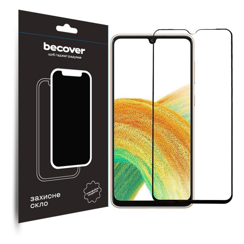 Защитное стекло BeCover для Samsung Galaxy A34 5G SM-A346 Black (708840)