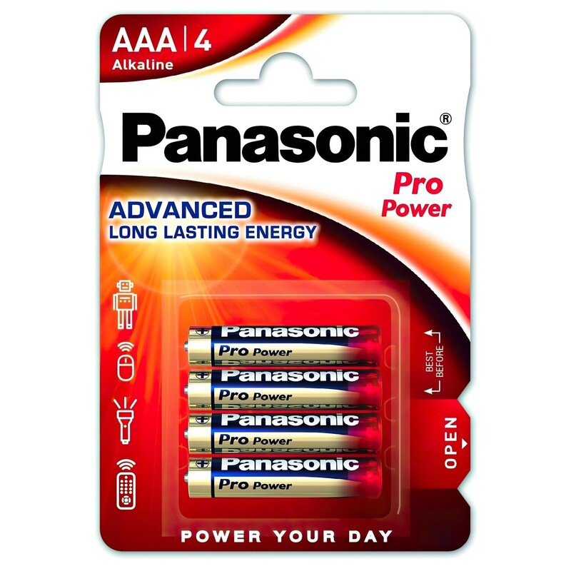 Батарейка Panasonic Pro Power AAA/LR03 BL 4 шт