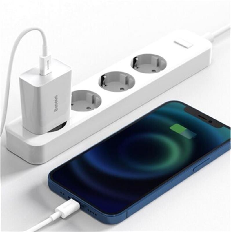 Сетевое зарядное устройство Baseus (1USB-C 3A) 20W White (CCFS-SN02)